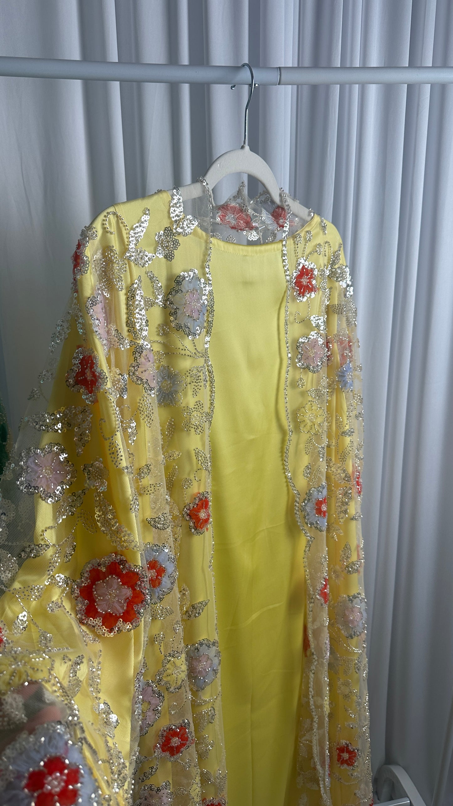 WARDA LIMITED EDITION DRESS (yellow) LAST ONE