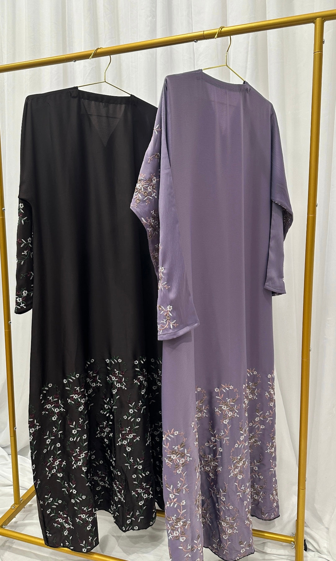 Floral Embroidered Abaya