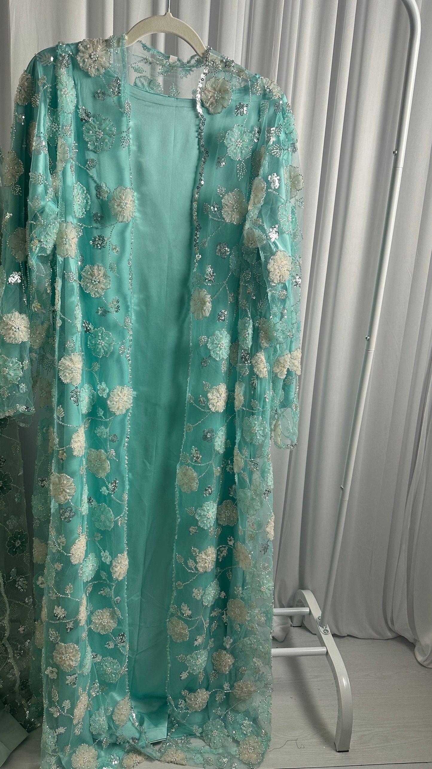 WARDA LIMITED EDITION DRESS (aqua)