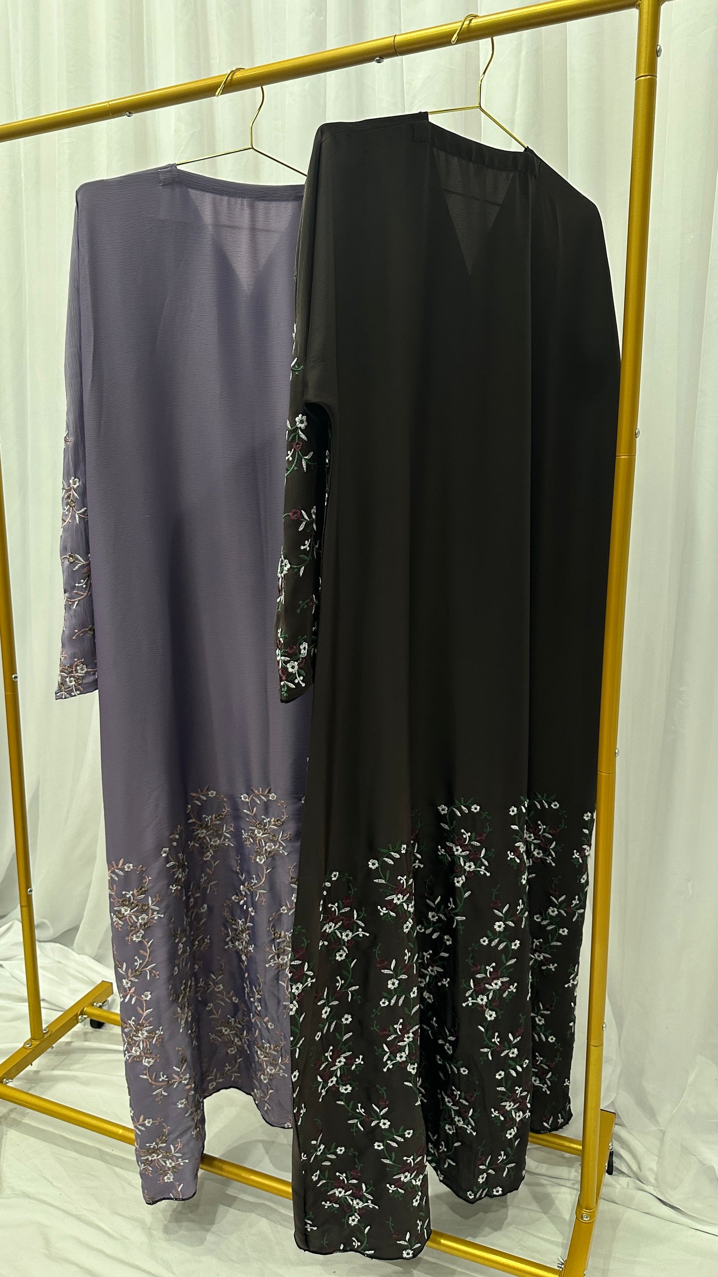 Floral Embroidered Abaya