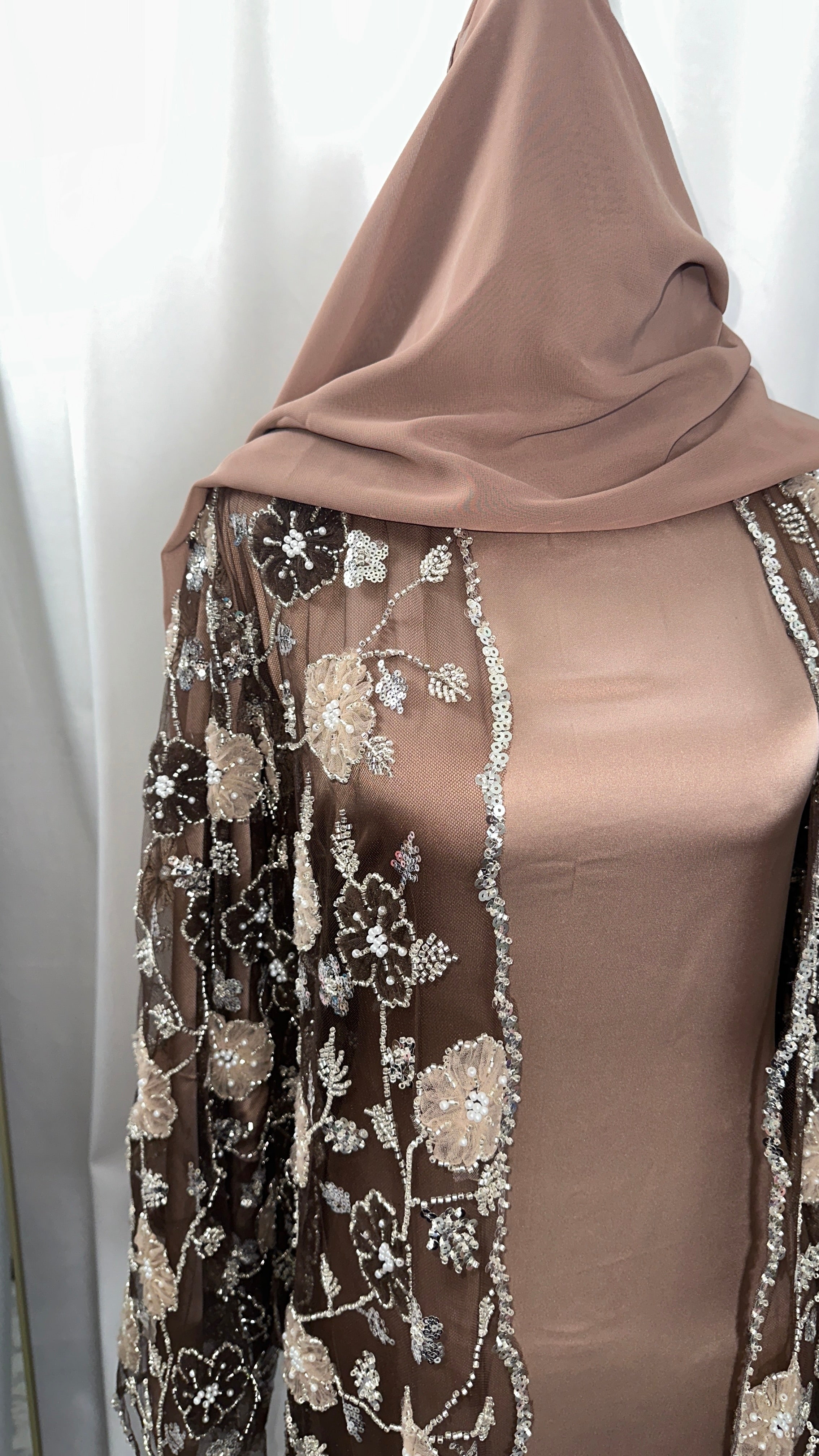 WARDA LIMITED EDITION DRESS (coffee) – Ahla Collections