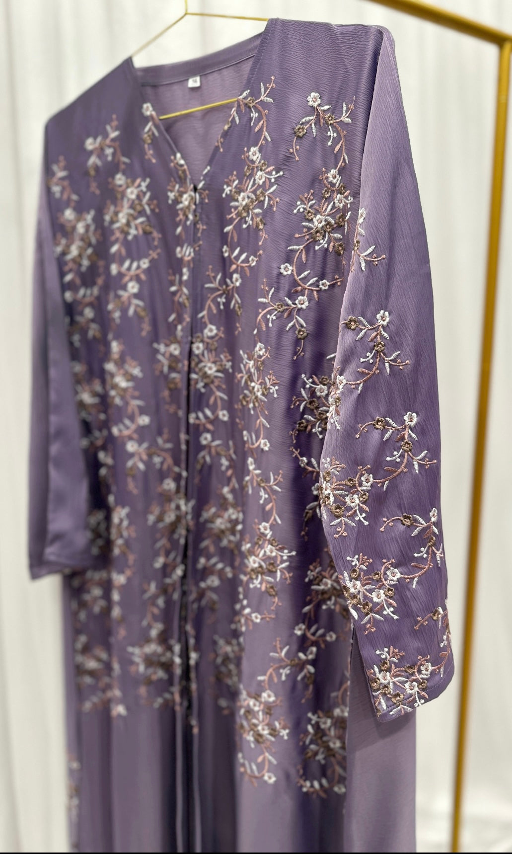 Floral Embroidered Abaya