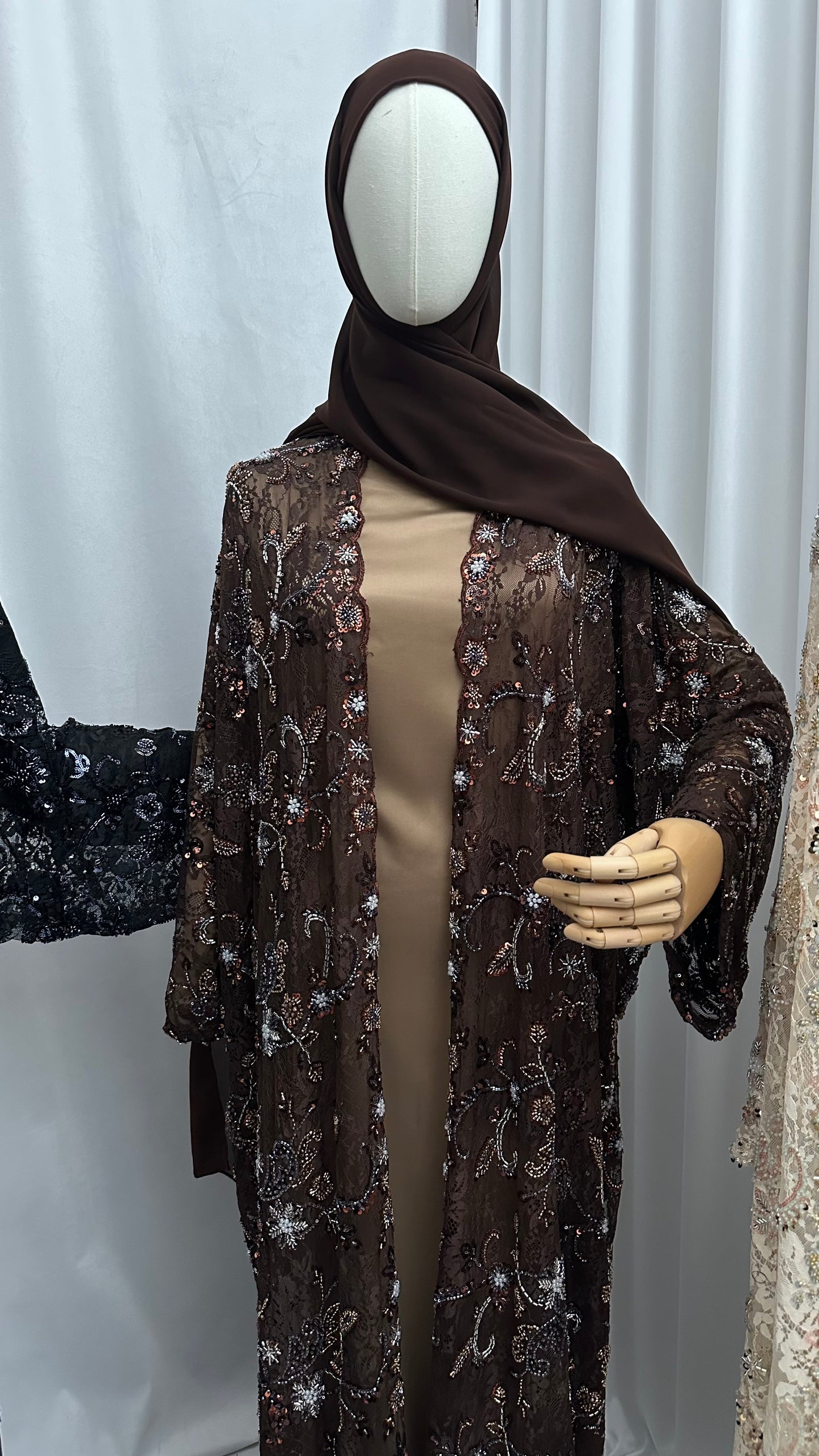 Noor Al Lace - Espresso