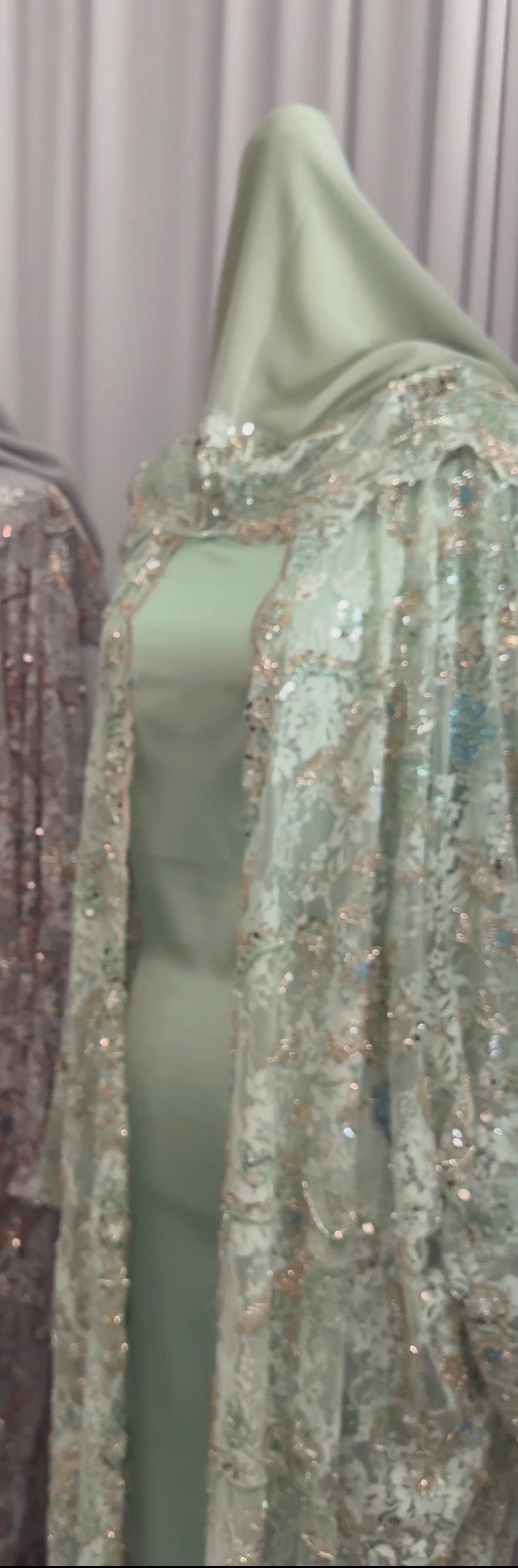 Noor Al Lace - Mint Green
