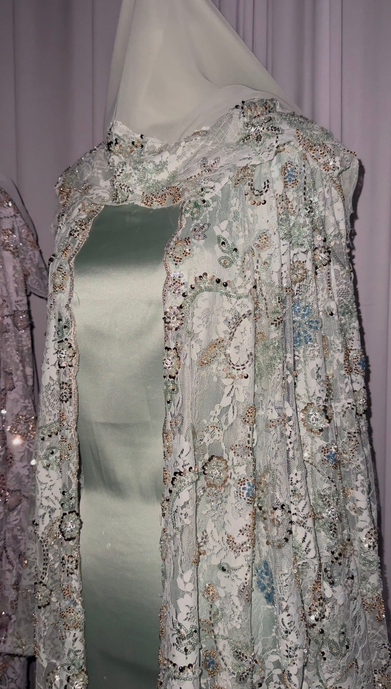 Noor Al Lace - Mint Green