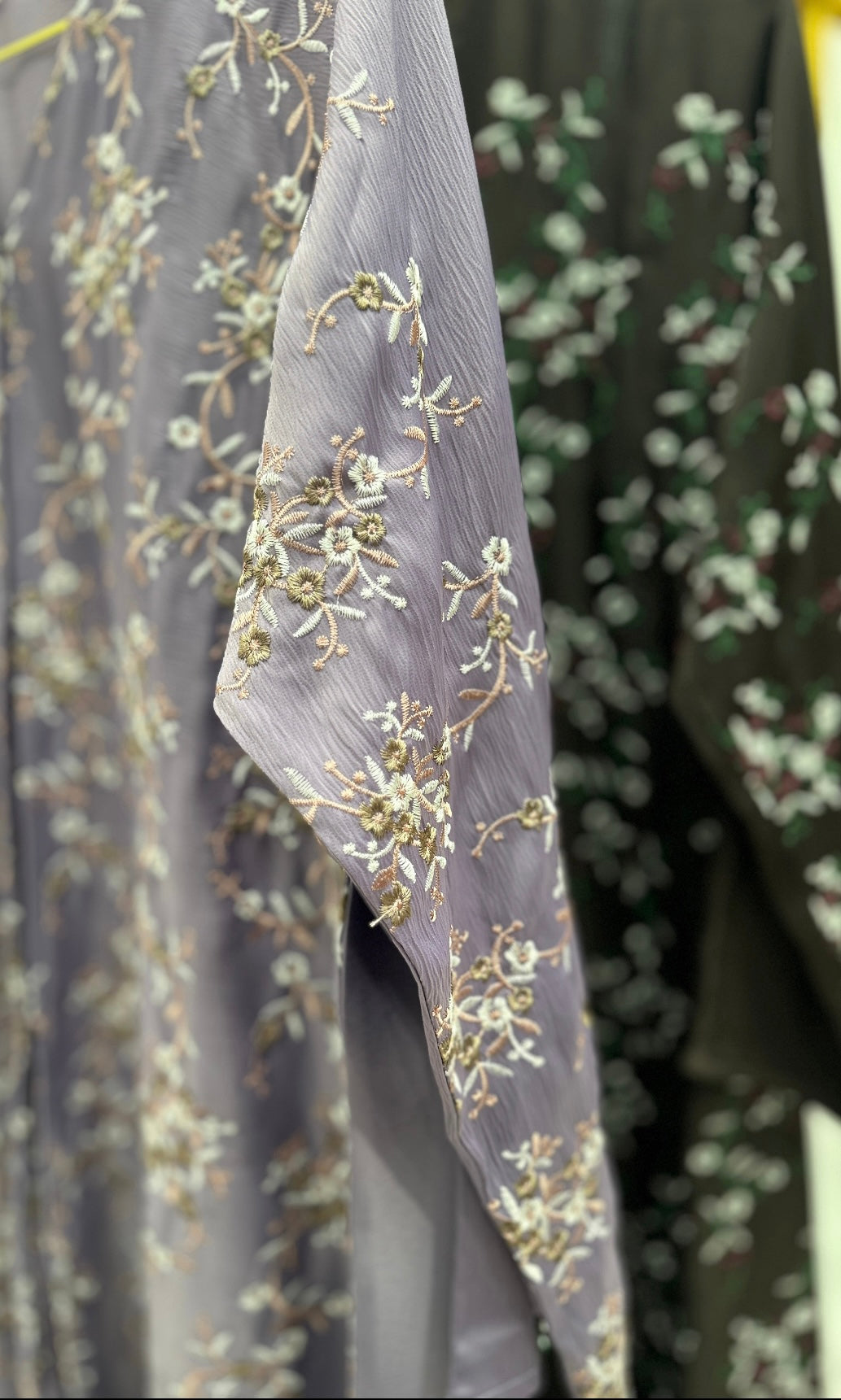 Floral Embroidered Abaya