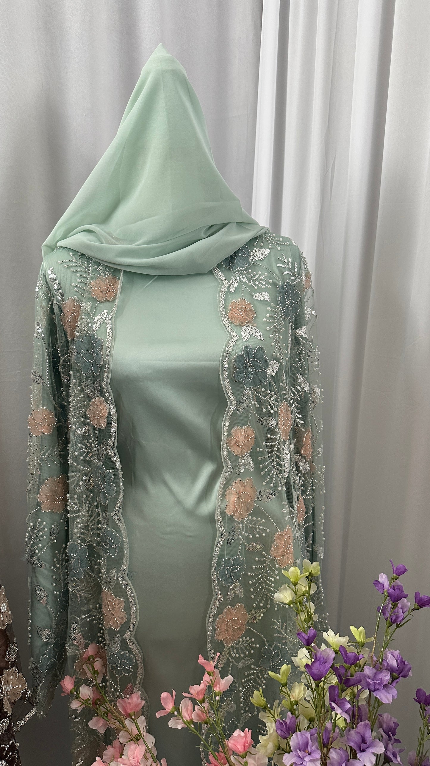BLOSSOM LIMITED EDITION DRESS (sage)