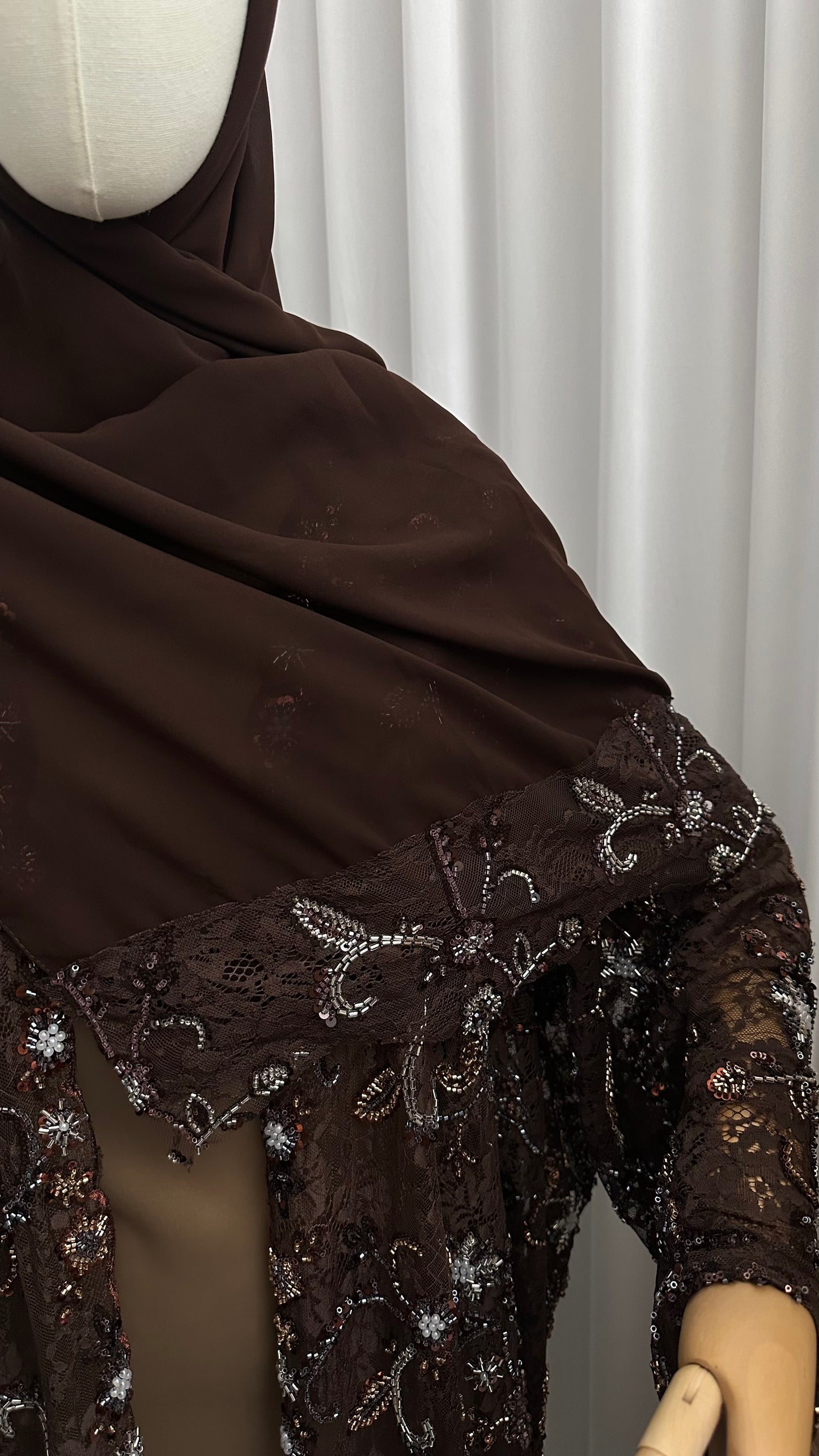 Noor Al Lace - Espresso