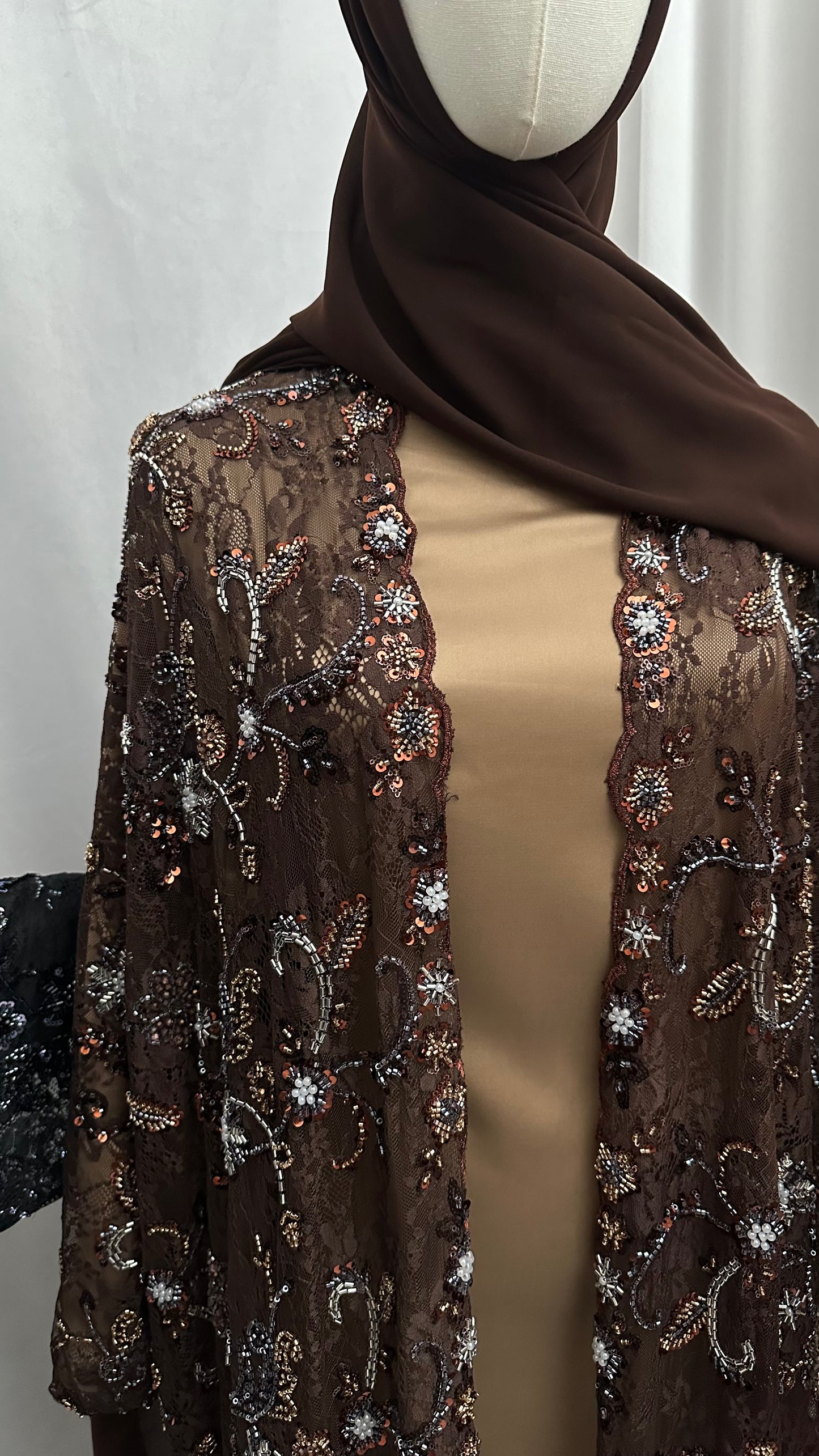 Noor Al Lace - Espresso