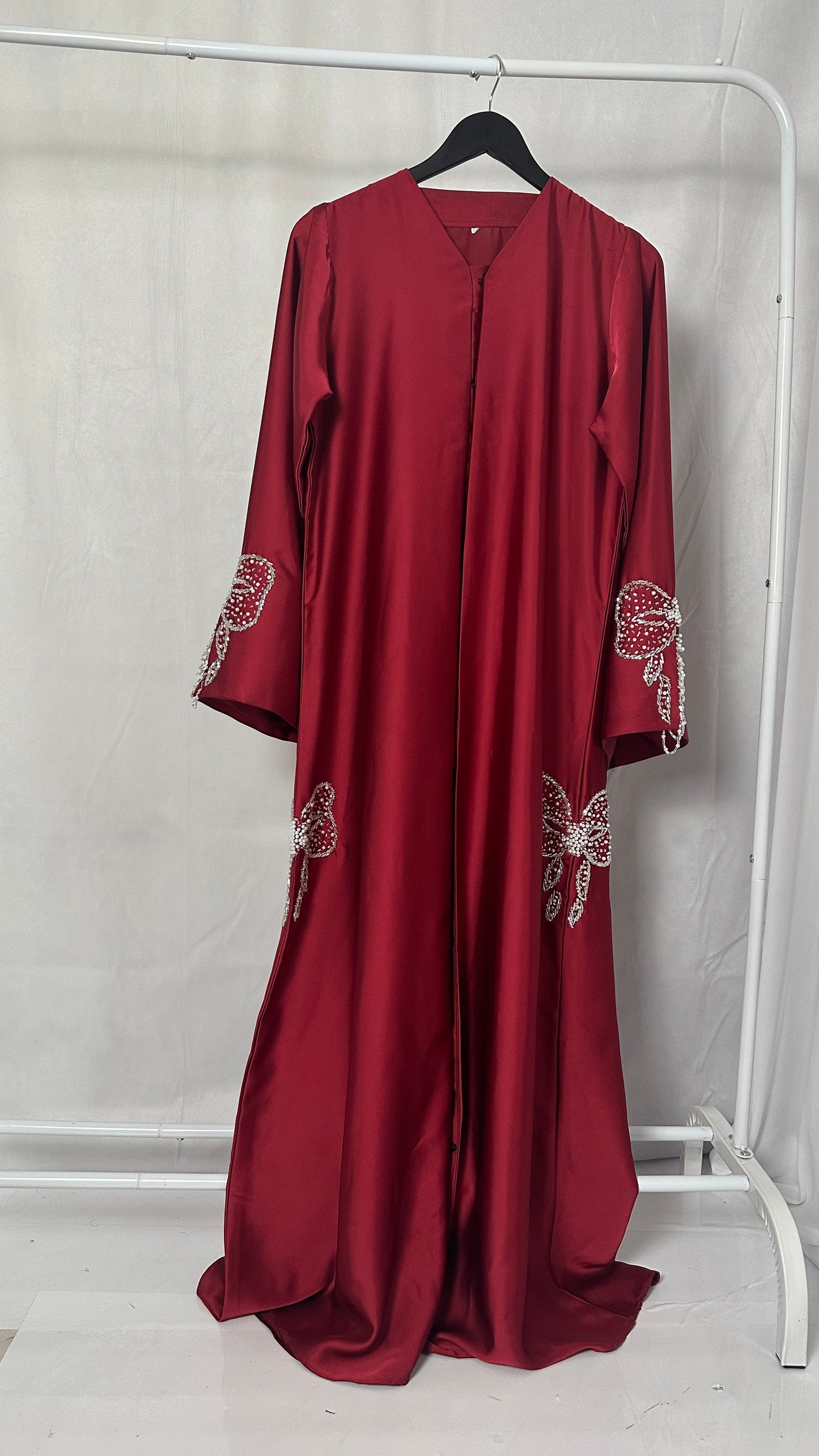 Bow Split in Burgundy