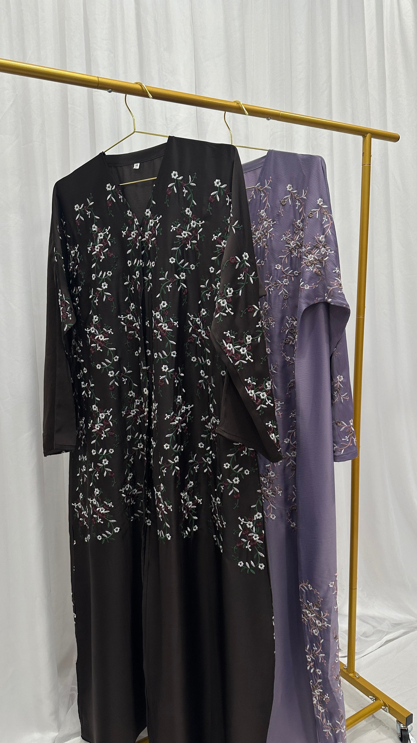 Floral Embroidered Abaya