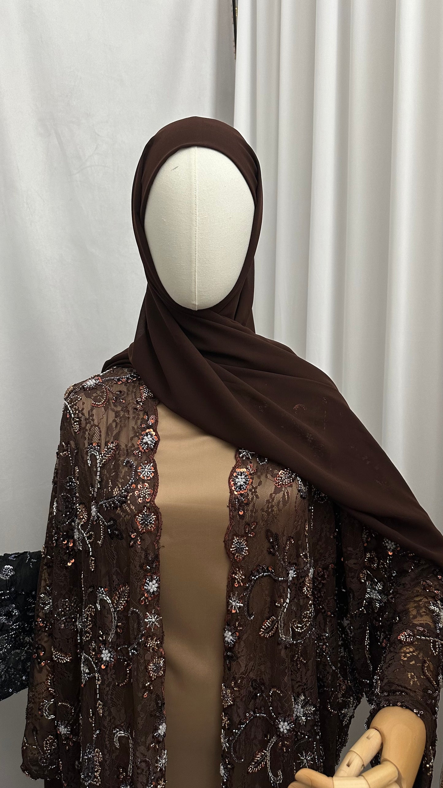 Noor Al Lace - Espresso